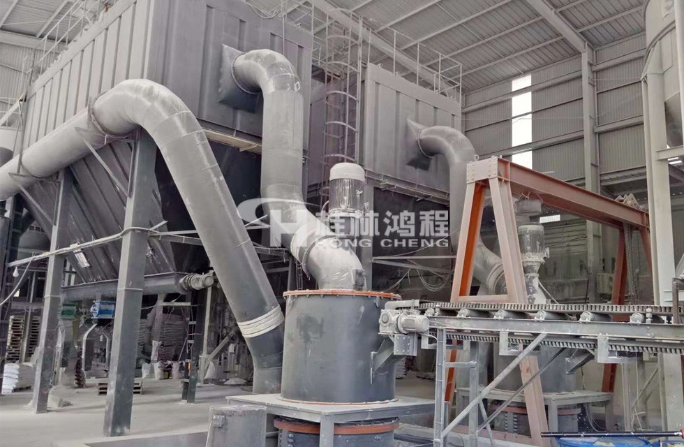 超細粉方解石磨機2000目設備HCH超細環輥磨粉機